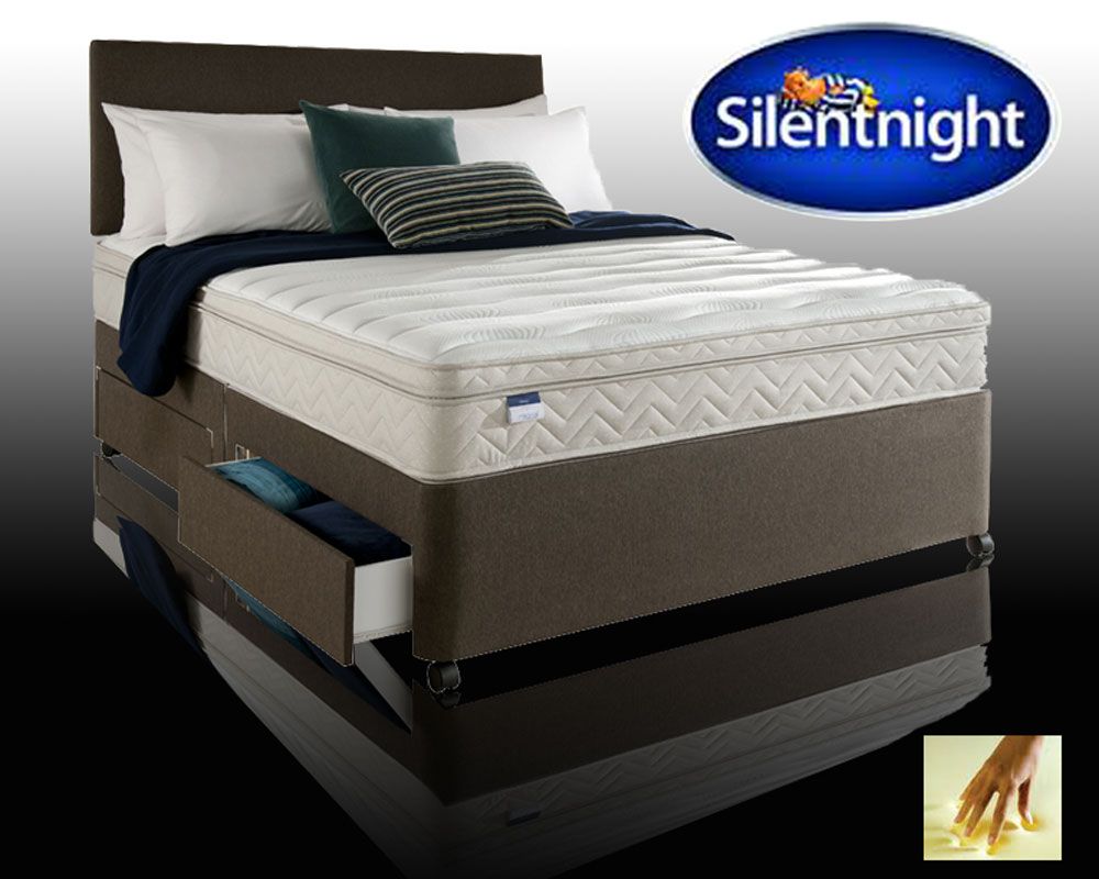 Silentnight Oslo Kingsize 4 Drawer Divan With Memory Foam