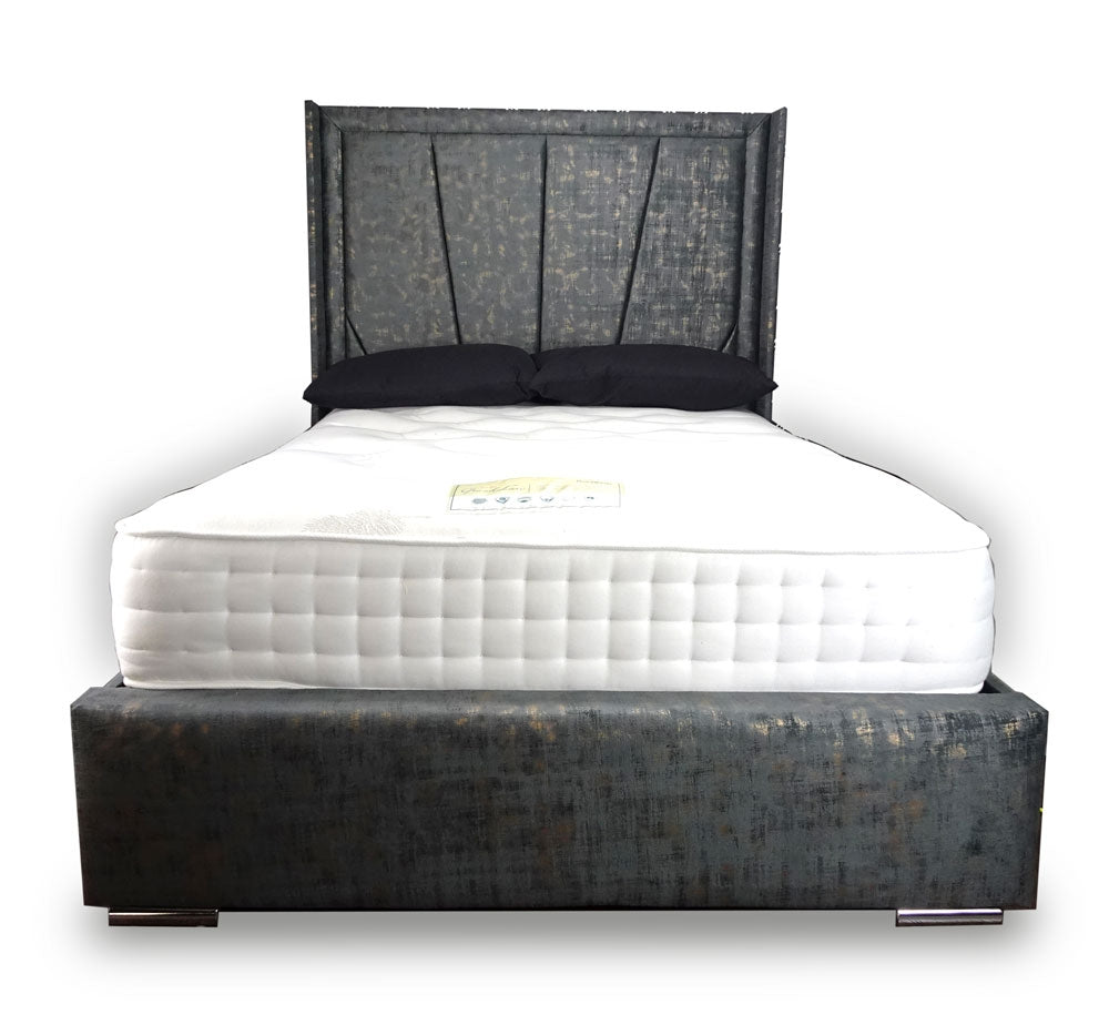 Soho Tall Winged King Size Bed Frame
