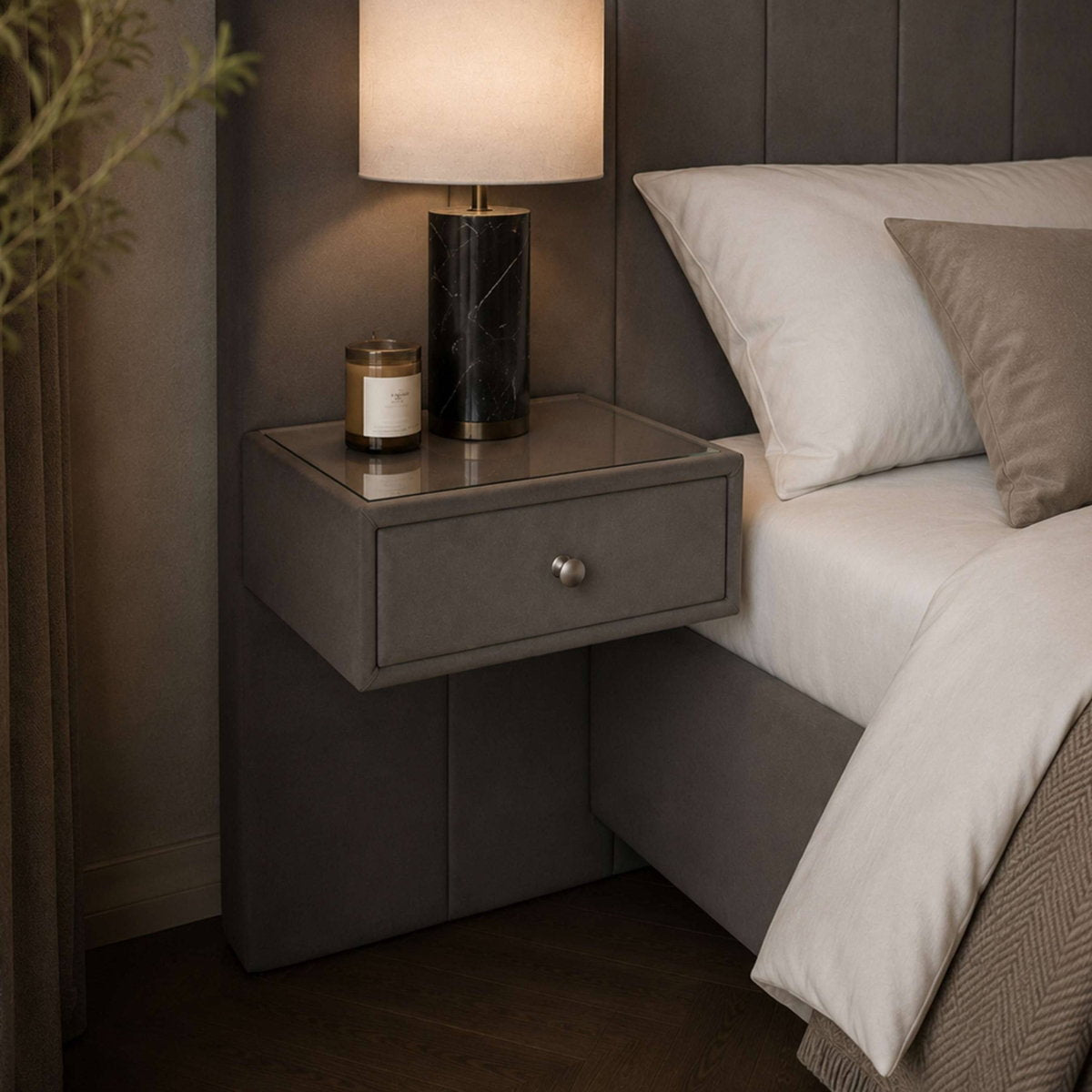 Super Luxe super king drawer and handle detail