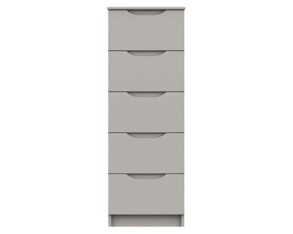 Sutton Cashmere Grey High Gloss Tallboy