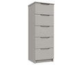Sutton Cashmere Grey High Gloss Tallboy