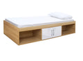 Daytona Oak And White Storage Bed