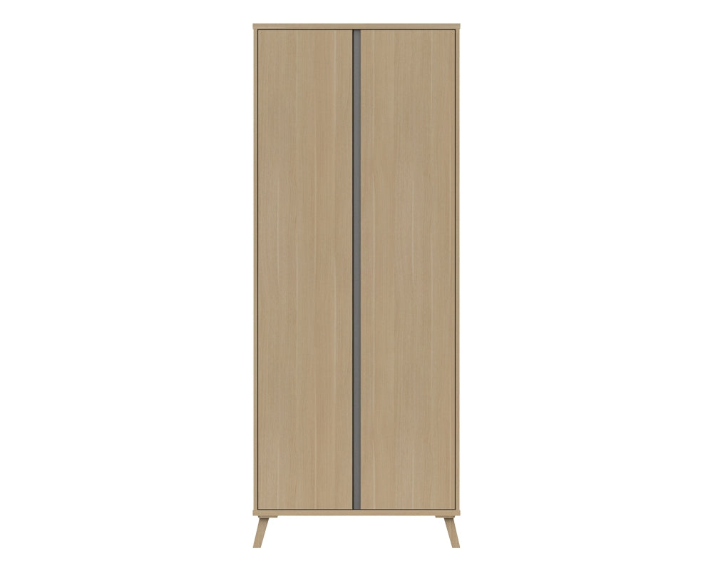 Thames Natural Oak 2 Door Wardrobe