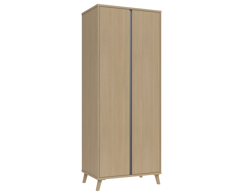 Thames Natural Oak 2 Door Wardrobe