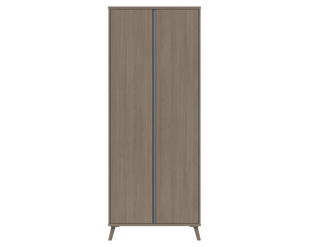 Thames Grey Oak 2 Door Wardrobe