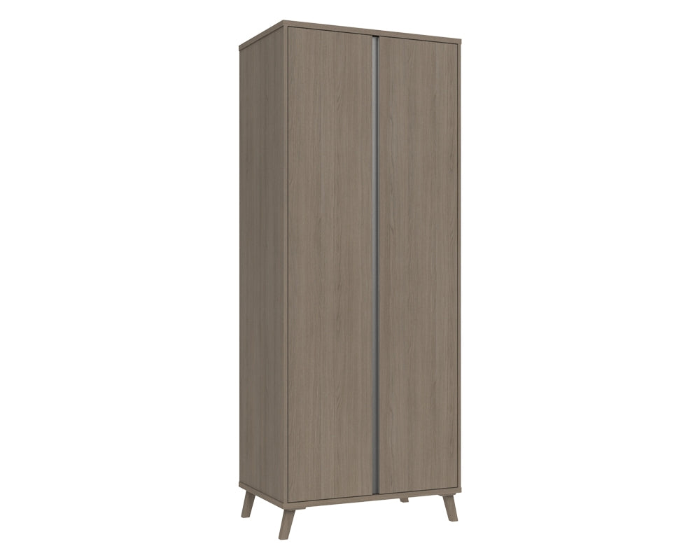 Thames Grey Oak 2 Door Wardrobe