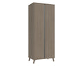 Thames Grey Oak 2 Door Wardrobe