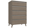 Thames Grey Oak 5 Drawer Chest