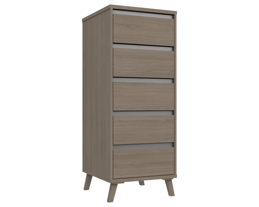 Thames Grey Oak Tallboy