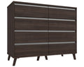 Thames Truffle Oak 4 Drawer Double Chest