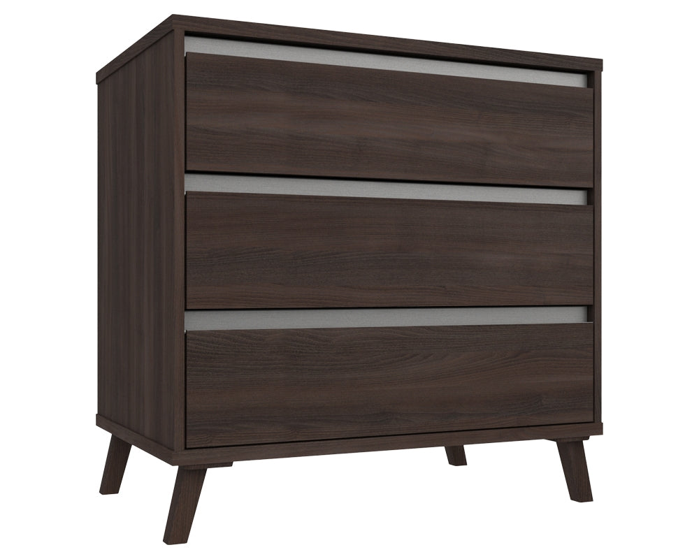 Thames Truffle Oak 3 Drawer Chest