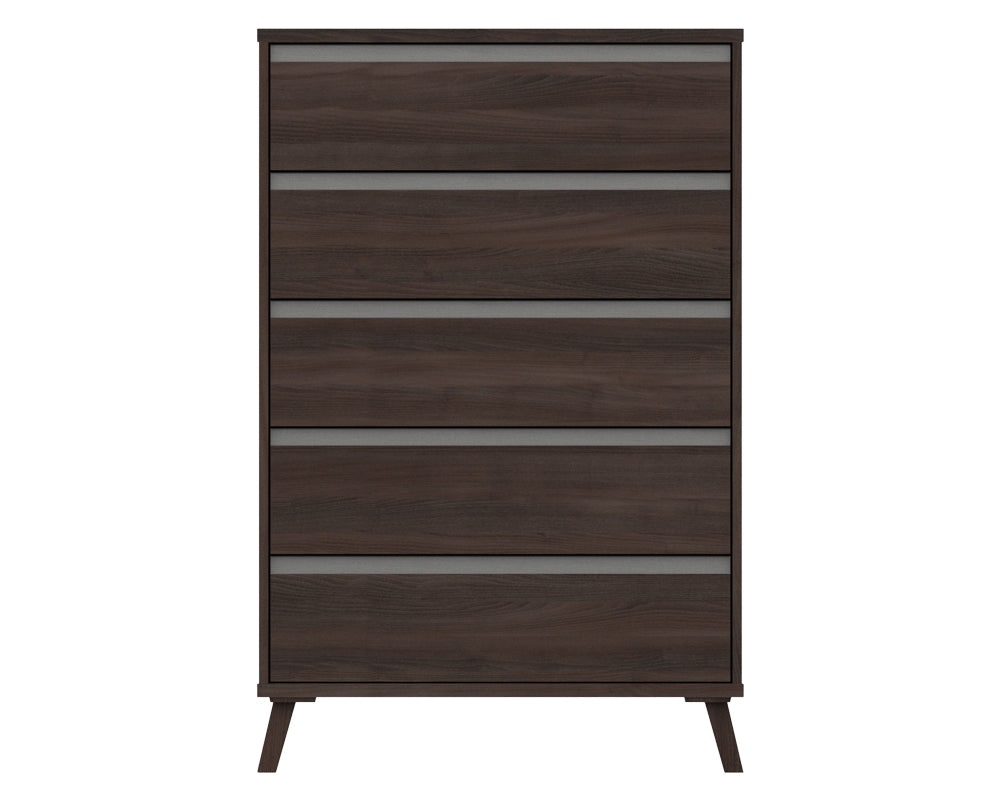 Thames Truffle Oak 5 Drawer Chest