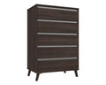 Thames Truffle Oak 5 Drawer Chest