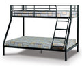 Tobias Black Triple Bunk Bed