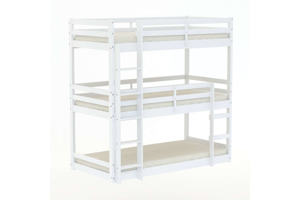 Teresa White Triple Bunk Bed