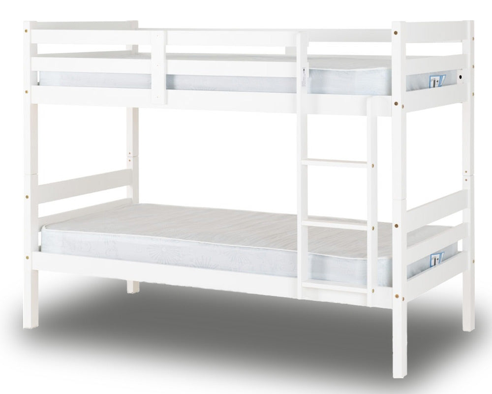 Ranch Style White Bunk Bed