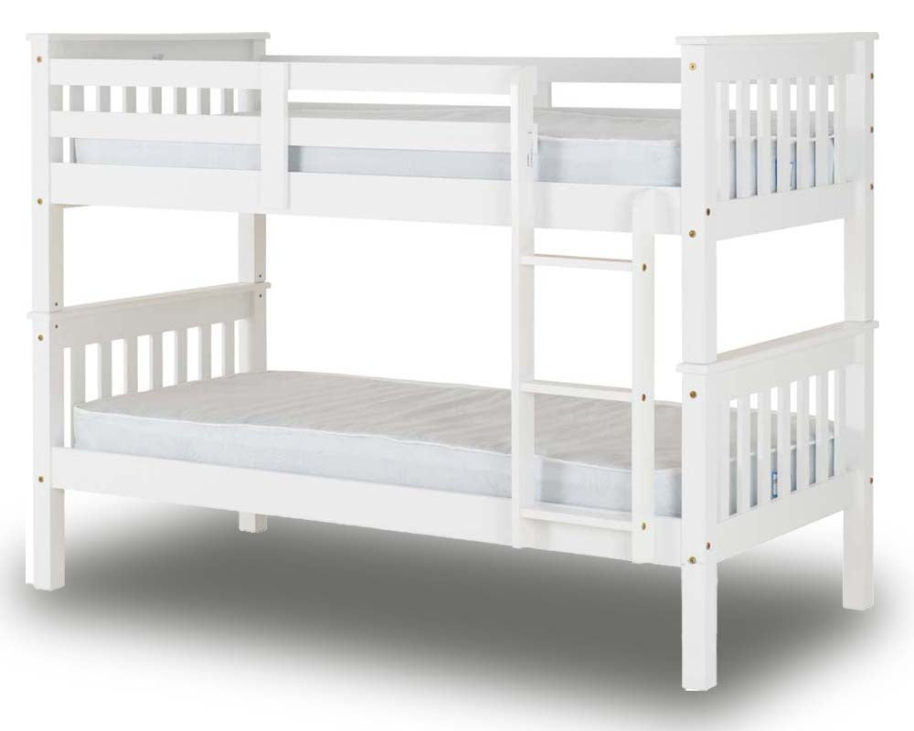 Neptuno White Bunk Bed