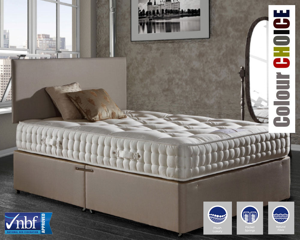 Natural Touch 2000 Deluxe Double Divan Bed