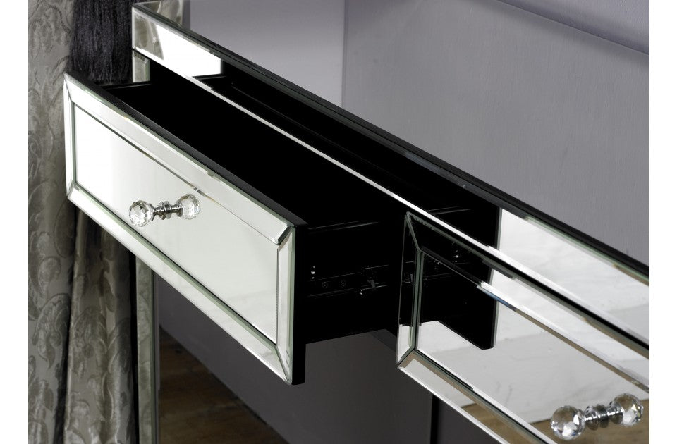 Valencia Plus 2 Drawer Mirror Console Table