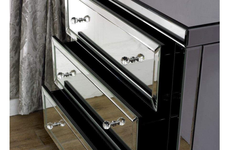 Valencia Plus 3 Drawer Mirror Chest