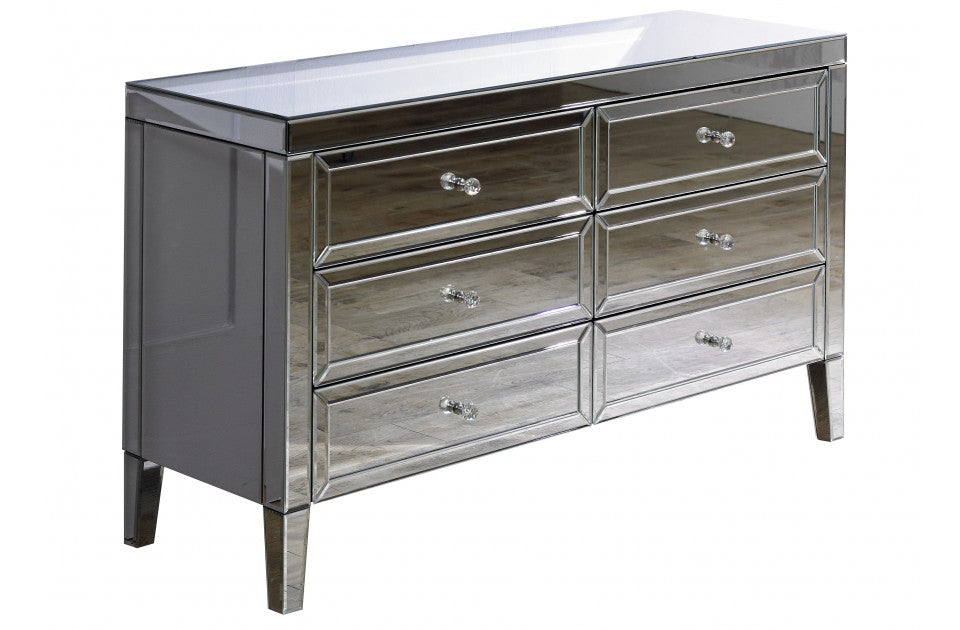 Valencia Plus 6 Drawer Mirror Chest