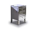 Valencia Plus 3 Drawer Mirror Bedside Chest