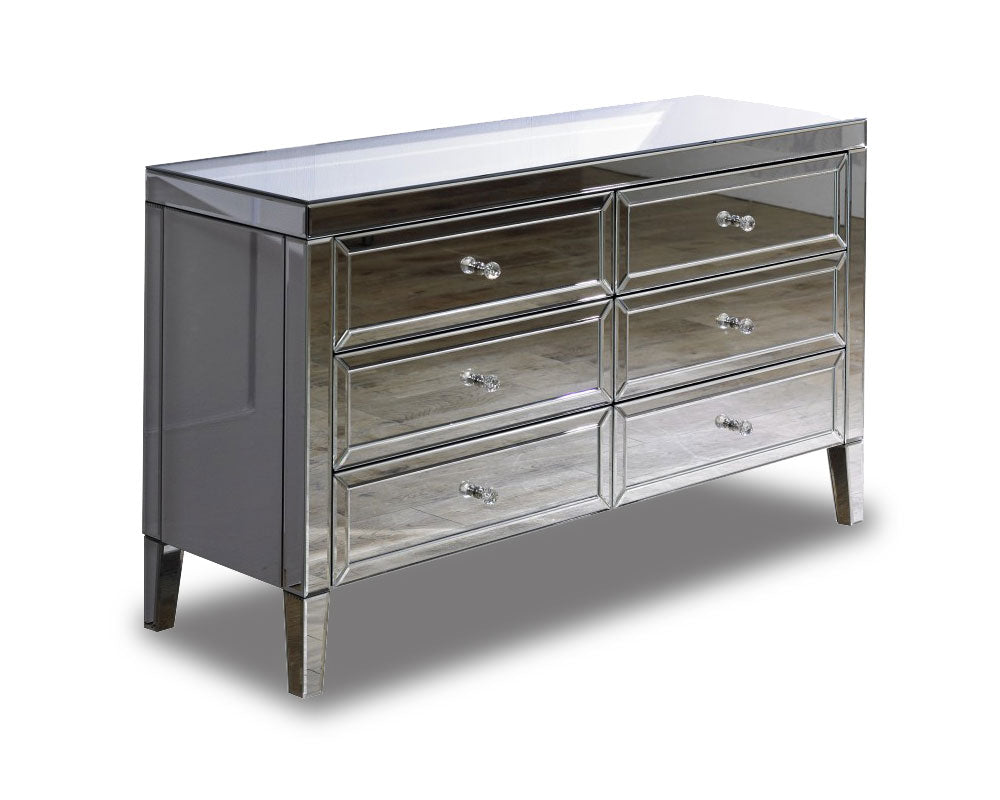 Valencia Plus 6 Drawer Mirror Chest