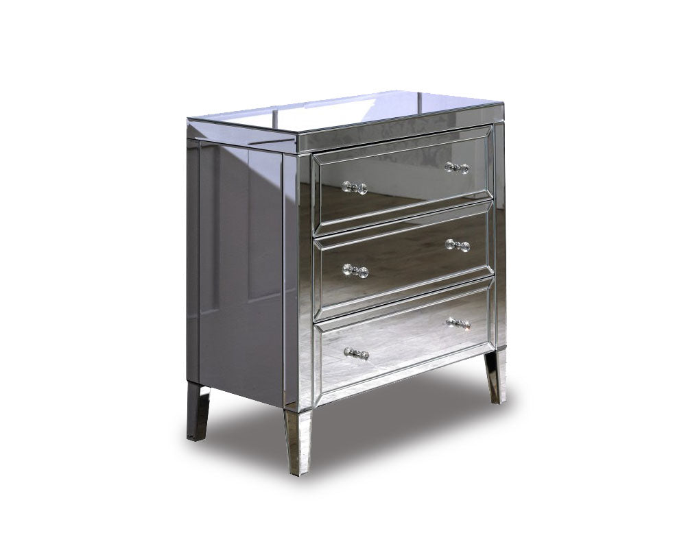Valencia Plus 3 Drawer Mirror Chest