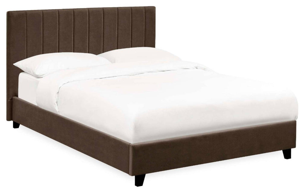 Ventanas Chocolate Velvet Small Double Bed Frame
