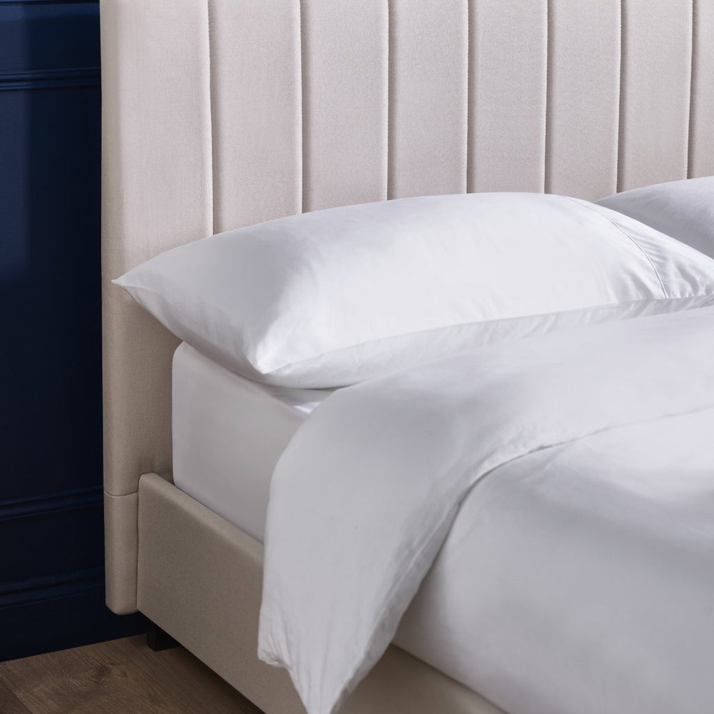 Ventanas Oatmeal Linen Small Double Bed Frame