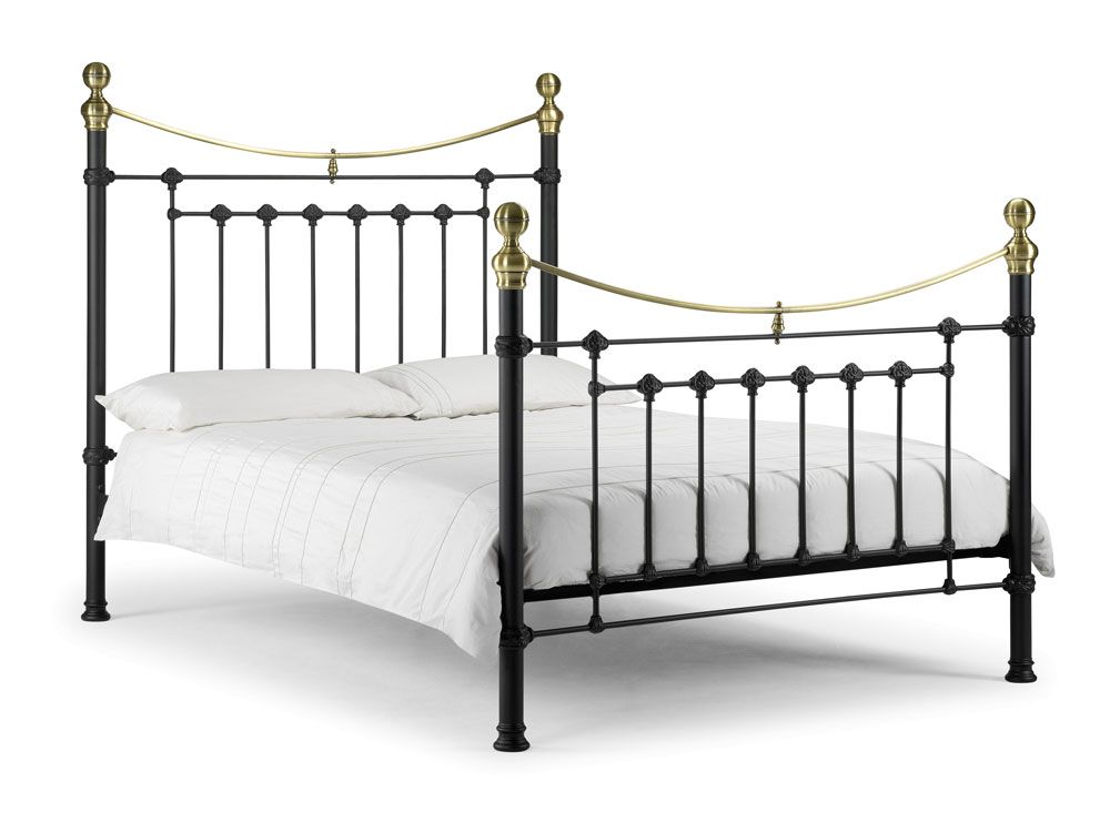 Vicky Black King Size Bed Frame