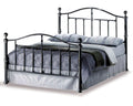 Victoria Black Nickel King Size Bed Frame