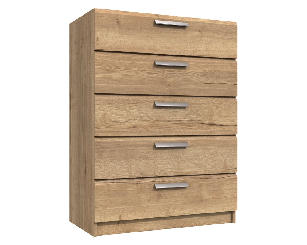 Waterford Oak 5 Drawer Chest