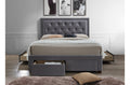 Woodleigh Grey Four Drawer Kingsize Bed Frame
