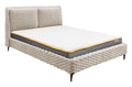 Weave Faux Fur Double Bed Frame