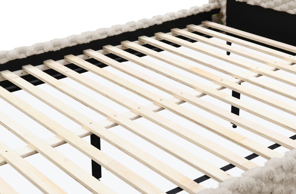 Weave sprung slatted base