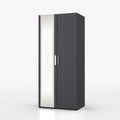 Waterford Graphite 2 Door Wardrobe With Mirror