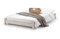 Tokyo Low White Double Bed Frame