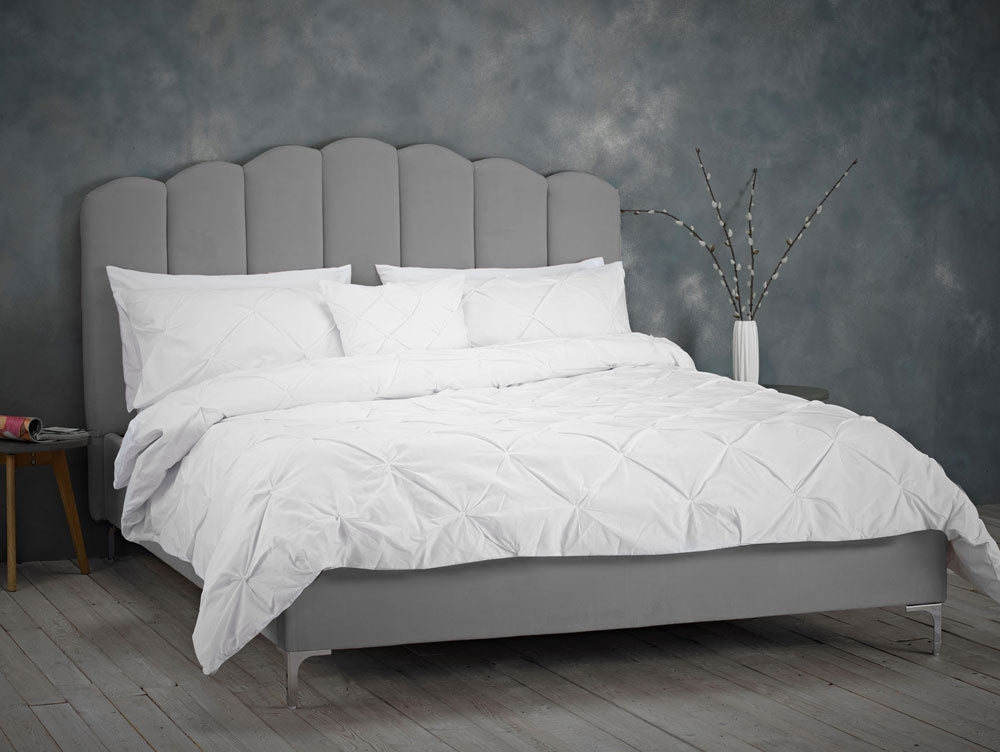 Wilton Silver Double Bed Frame
