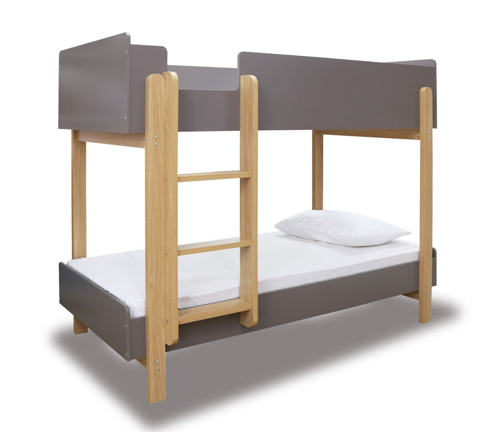 Nero Grey And Oak Bunk Bed