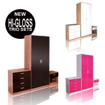 High Gloss Trio Sets From £199.