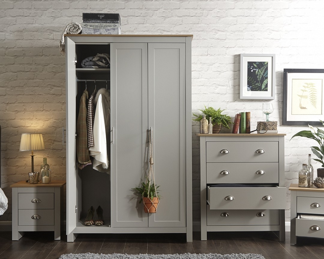 Lancashire Grey Bedroom Furniture