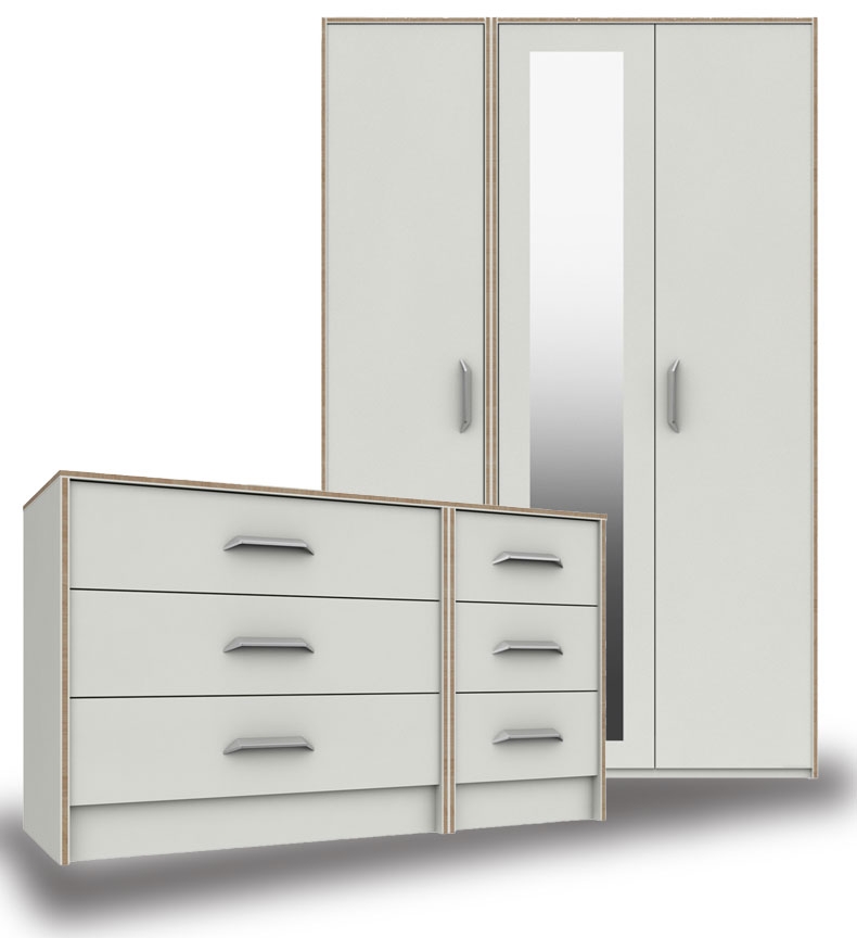 Marston White Bedroom Furniture. From £99.