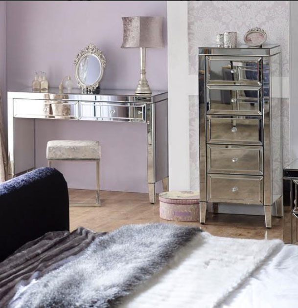 Mirrored Bedroom Furniture From £159.
