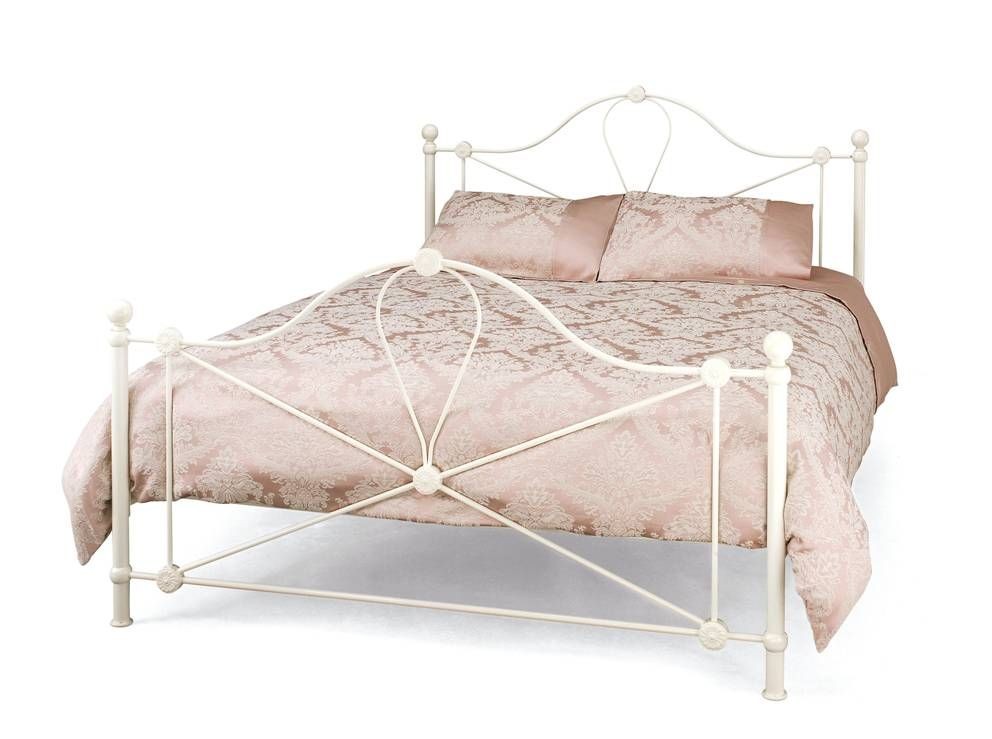 Lyon Ivory Kingsize Bed Frame