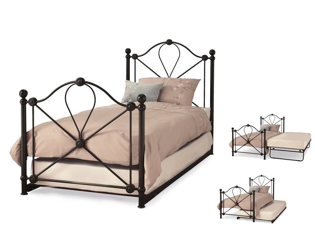 Lyon Black Guest Bed Frame