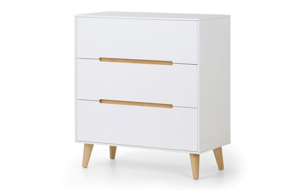 Alcester White 3 Drawer Chest