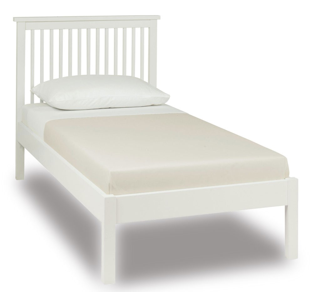 white single bed frames