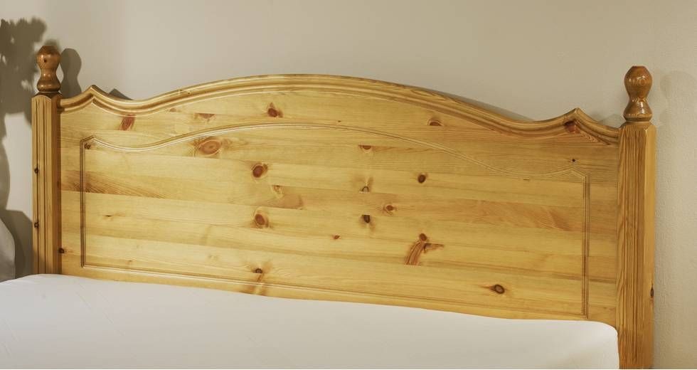 Boston Pine King Size Headboard, King Pine Bed Frame