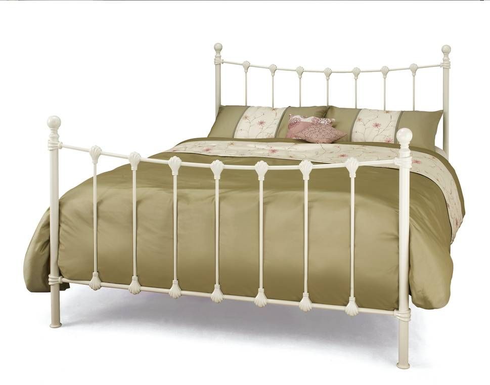 Marseilles Ivory Double Bed Frame